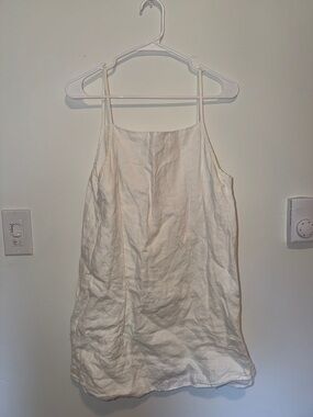 Reformation linen mini dress